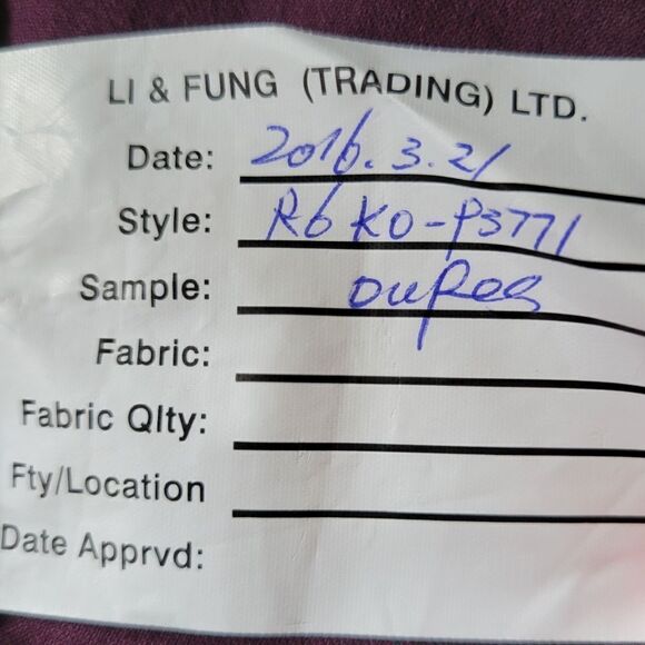 EIleen Fisher Purple Sample Trousers - Picture 5 of 8